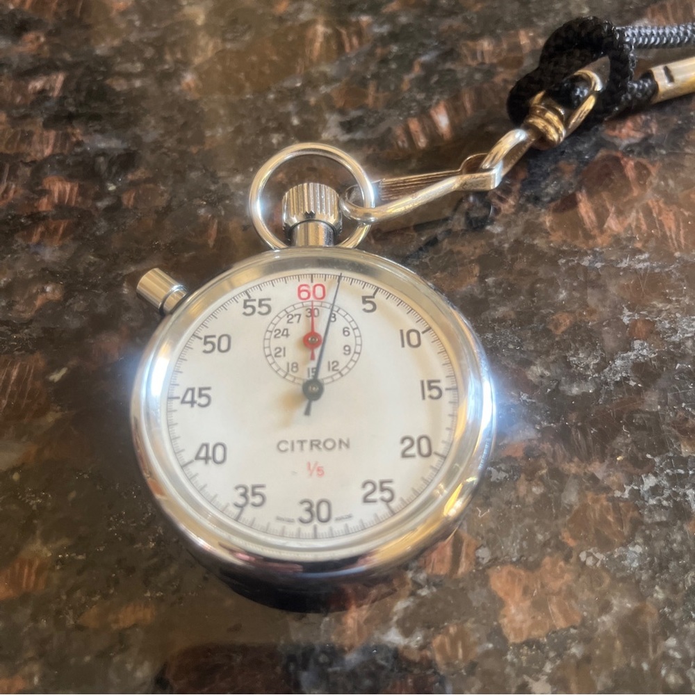 Vintage Citron swiss made stopwatch